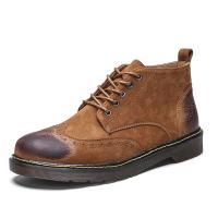 Botines cálidos con cordones, impermeables, antideslizantes y resistentes al frío, botas informales cómodas para hombre - details 7