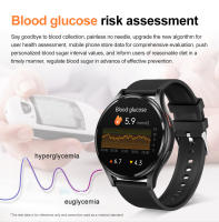 Reloj Inteligente de Glucosa en Sangre Nuevo 2024 para Hombres y Mujeres con Bluetooth y Medición de Presión Arterial ECG+PPG Resolución de Pantalla AMOLED Marca COTAUL - details 8