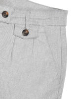 Pantalones formales informales con decoración de Bolsillo falso para hombre, nuevos - details 2