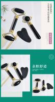 Rodillo De Jade para cara De piedra Natural Guasha, juego De herramientas Gua Sha para SPA, cuerpo, Visage, Rouleau De masaje, moda - details 6