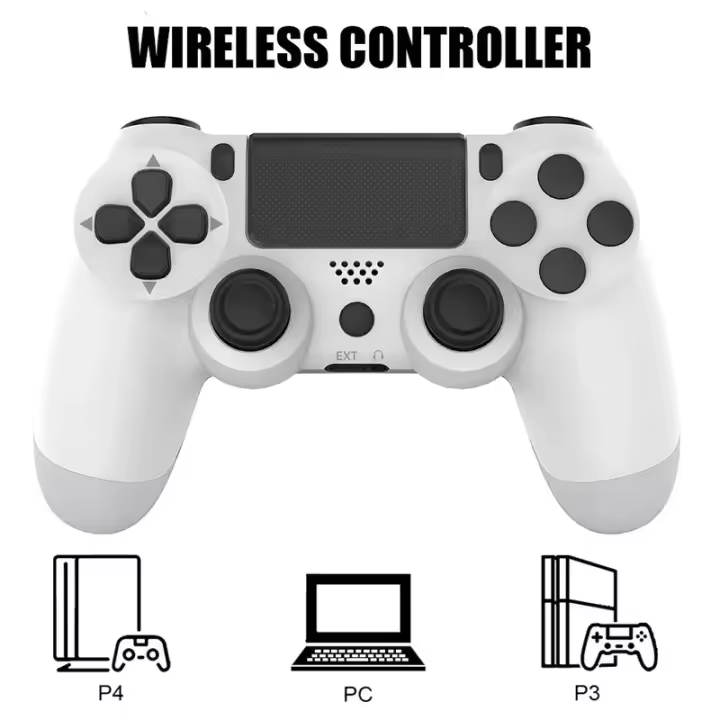 Mando inalámbrico Bluetooth para SONY PS4, PS3, consola PC, Joysticks, vibración Dual de seis ejes con panel táctil - 1
