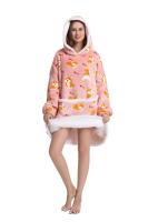 Sudadera con capucha de Sherpa para mujeres, hombres y adolescentes, manta usable de gran tamaño, manta gruesa y cálida, Sudadera con capucha grande - details 14