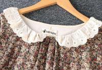 Estilo japonés Medi 2023 nuevo verano artístico Hipster con volantes ral algodón y en vestido suelto de manga larga Mujer - details 8