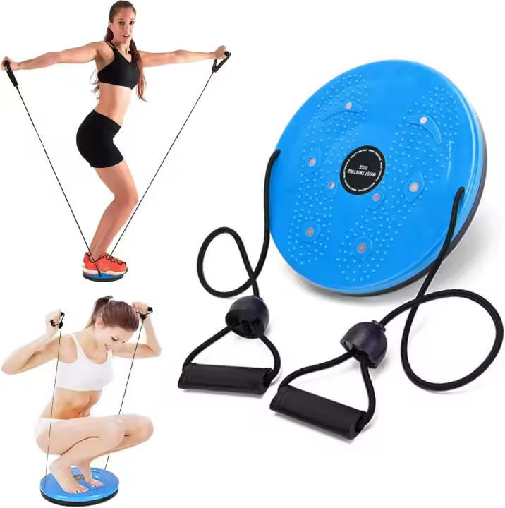 Disco giratorio de equilibrio adelgazante de cintura, herramienta para ejercicio aeróbico multifuncional para pérdida de peso, tabla giratoria para ejercicio con masaje - 1