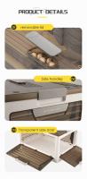 Caja de almacenamiento plegable de plástico de alta calidad, juguetes, refrigerios, ropa, dormitorio, sala de estar, con una funcionalidad especialmente fuerte - details 5