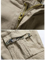 Pantalones Cortos de Carga de Algodón 100% Pantalones Cortos Casuales para Hombres en Verano 2025 - details 11