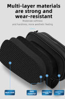 WEST BIKING-bolsa impermeable para cuadro delantero de bicicleta, con logotipo reflectante, para tubo superior de MTB, almacenamiento multicapa, accesorios para ciclismo - details 11