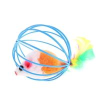 Juguete para mascotas para gatos - Jaula con bolas de ratón de color aleatorio para gatitos - Suministros y accesorios para mascotas para felinos - details 7