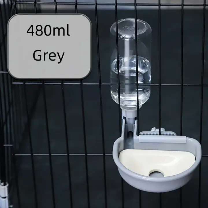 Cuencos automáticos para mascotas, dispensador de botella de agua colgante, producto de alimentación para cachorros, gatos, conejos y perros, suministros para mascotas - 1