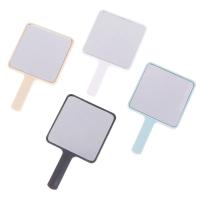 Espejo de maquillaje de mano, espejo de tocador cuadrado con mango, espejo de mano, espejos compactos para salón de SPA, espejo cosmético para mujer - details 0