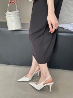 Nuevo tacón fino puntiagudo temperamento de tacón alto moda francesa fina sexy hermosa bolsa sandalias de cabeza zapatos de mujer - details 25
