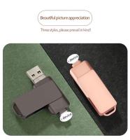Tarjeta de Memoria USB3.0 Rotativa para iPhone 2TB, 1T, 512G Interfaz de Hardware Type-C a Lightning A Prueba de Golpes - details 9