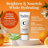 TruSkin Crema de vitamina C para la cara – Hidratante iluminador, antienvejecimiento, hidratante, crema antiarrugas para la piel – Vitamina B5, vitamina E, aceite de jojoba, aloe vera y té verde, 4 fl oz - details 1