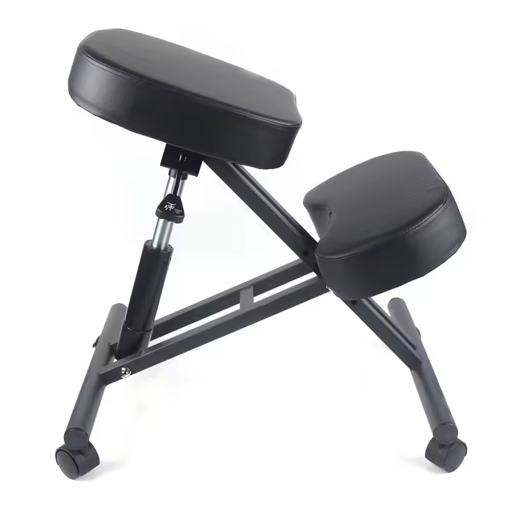 Silla ergonómica para rodilla, taburete ajustable, silla ortopédica para rodillas, con ruedas de freno - 1
