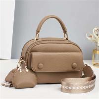 Bolso diagonal de mujer de alta gama de gran capacidad, funda de poliéster PU, dos tirantes, modelo 21550 - details 4