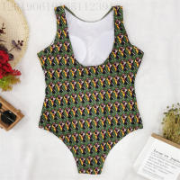 Arte corporal abstracto Traje de baño onesie transfronterizo de alta elasticidad europeo y americano - details 15