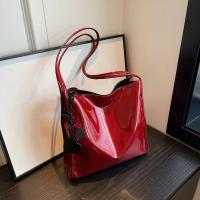Bolso de hombro de charol para mujer, bolso de mano informal Vintage, bolso de compras de gran capacidad - details 12