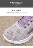 Zapatos de running mujeres 2024 casual suela suave zapatillas transpirables zapatos individuales fly weave mesh top zapatos venta al por mayo - details 15