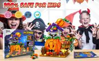 Halloween Creative Building Blocks Game, Halloween Hut, Ghost House, Pumpkin House, Decorative Brick Set, Toys, Birthday Party G - details 19