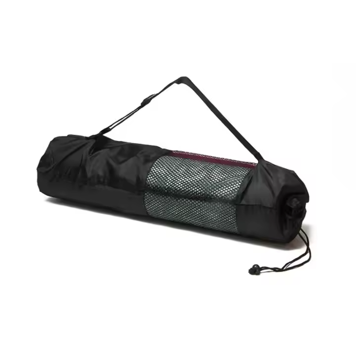 Bolsa de Yoga Portátil Paquete de Esterilla con Correa Ajustable Bolsa de Malla Impermeable con Cordón Equipo de Fitness para Entrenamiento Físico - 1