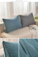Cojín de Cama para Oficina Sofá Almohada de Lectura para TV Cojín de Lumbar Cómodo Sofá de Dormir Triángulo Pillow Decoración del Hogar - details 18