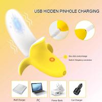 Vibrador de Dildo de Mini Banana para Mujeres Estimulador de Clítoris Vagina y Anal Juguetes Sexuales para Adultos Marca Kaelynn - details 17