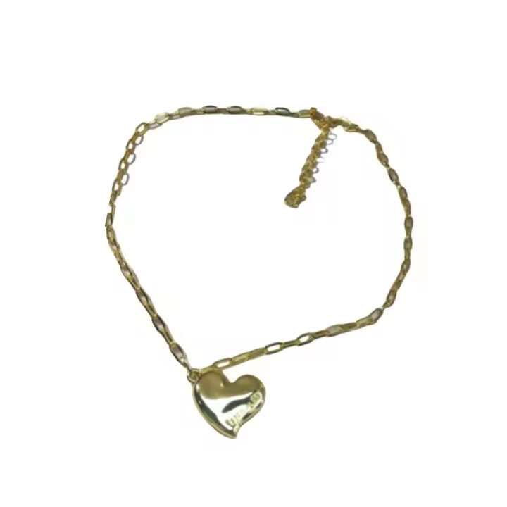 Collar de cadena con eslabones en forma de corazón UNO DE, elegante collar para mujeres, regalo para mujeres - 1