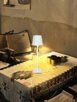 Lámpara LED de mesa con Sensor táctil, luz nocturna de escritorio de 3 colores, luz ambiental creativa para mesita de noche, lámpara de escritorio, Bar, decoración para exteriores - details 9