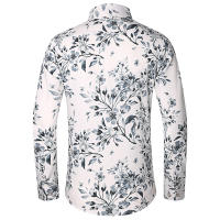 Camisas Casuales para Hombres Impresión de Moda, Elástica, Sin Hierro, Talla Grande - details 13
