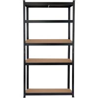 Set de 2 Estanterías Metálicas Galvanizadas Color Negro 875Kg 5 Baldas modulares 180 x 90 x 40cm - details 5