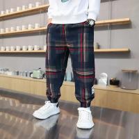 Pantalones de Moda Deportiva Casual para Niños Cálido Algodón con Cordón de Terciopelo - details 6