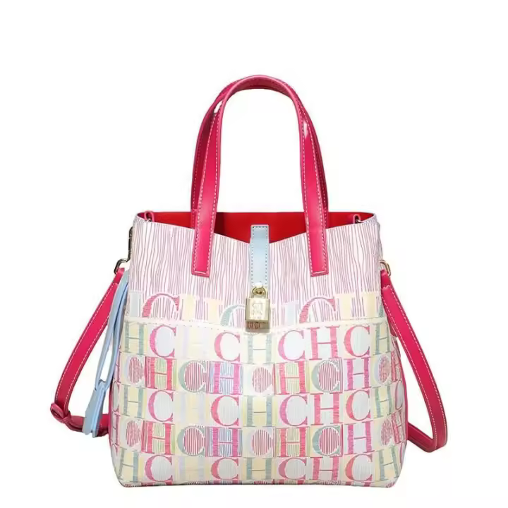 CH-Bolso de mano con diseño de estampado del alfabeto Simple, sensación alta, estilo diario, moda, Bolso pequeño para mujer, mochila de lujo de alta gama - 1