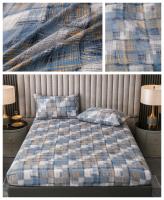 Juego de Ropa de Cama de Poliéster 100% Tamaño Rey Funda de Almohada de Ajuste 3pcs Diseño Impreso - details 15