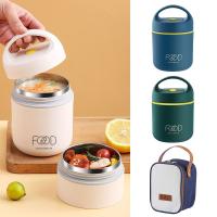 Taza de vacío hermética, fiambrera térmica, bolsa de almuerzo aislada, contenedor de alimentos, taza de sopa de acero inoxidable - details 4