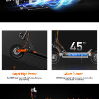 Joyor S5 Plegable Electric Scooter 20KM/H, 500W, 48V 13Ah, Tablero de Skate para Adultos - details 3
