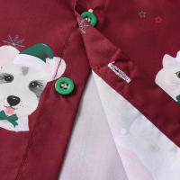 Camisa de algodón de caballero con cuello vuelto y manga larga con estampado Animal, pantalones con tirantes, traje Formal de dos piezas para niños - details 8