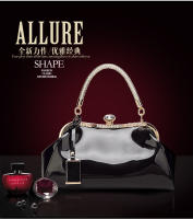 Bolso de mujer 2025 nueva moda de charol rojo brillante bolso de boda nupcial bolso de mensajero de hombro para mujer - details 1