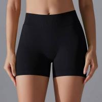 Pantalones cortos de yoga sin costuras para mujer, pantalones cortos deportivos que levantan los glúteos, transpirables, de secado rápido - details 1