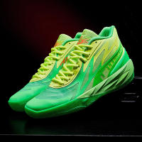 Zapatillas deportivas de baloncesto para hombre, calzado de entrenamiento de alta calidad, uso diario, color verde - details 2