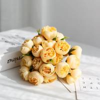 Flores Artificiales de Peonía 27 Cabezas para Decoración de Búzco de Boda y Fiesta - details 7