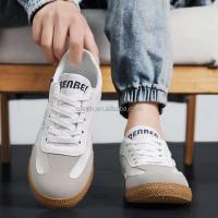 Moda plana verano transpirable 2025 nuevos zapatos deportivos de tenis negros casuales, alta calidad grande 46 - details 5
