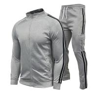 Conjunto Deportivo Casual para Hombres Primavera-Otoño Chaqueta Deportiva con Capucha+Pantalones - details 4