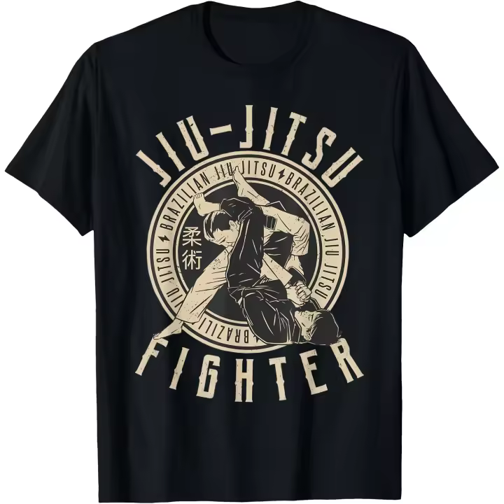 Camiseta brasileña Jiu Jitsu BJJ Fighter MMA Lover, camiseta de diseño Vintage, camiseta para hombre - 1