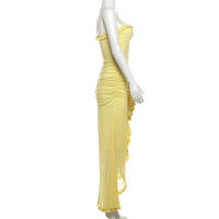 BUNO-vestidos de fiesta de malla irregulares, novedad de 2024, vestido ceñido con tirantes finos, vestido largo fruncido a la moda para mujer - details 28