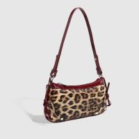 Bolso de Leopardo para Mujeres Bolso Tejido Cuadrado Pequeño para Llevar Bolso Cruzado y de Hombro - details 3