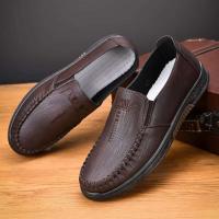 Otoño 2024 nuevos mocasines de cuero PU para hombres cómodos zapatos planos de negocios sin cordones con fondo suave para la temporada de invierno de boda - details 4