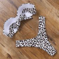 Bañador brasileño Sexy para mujer, conjunto de Bikini con sujetador de realce, traje de baño de dos piezas, ropa de playa de cintura baja, bañador de leopardo - details 16