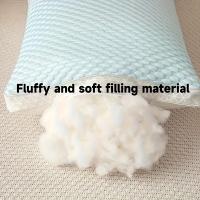 2 almohadas de gel refrescantes contemporáneas, almohadas de tofu transpirables con temática espacial para soporte del cuello, lavables a máquina, multiusos, con relleno y funda de poliéster, para el hogar, dormitorio, hotel, ideal para relajación y comod - details 4