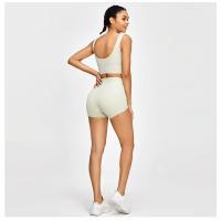 Pantalones cortos deportivos para mujer, pantalones cortos de compresión plisados, pantalones cortos de yoga de secado rápido - details 12