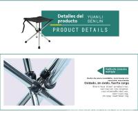 Silla plegable camping Portátil inoxidable Pesca al aire libre acero camping - details 3